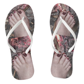 Adult Flip Flops, Slim Straps Thongs