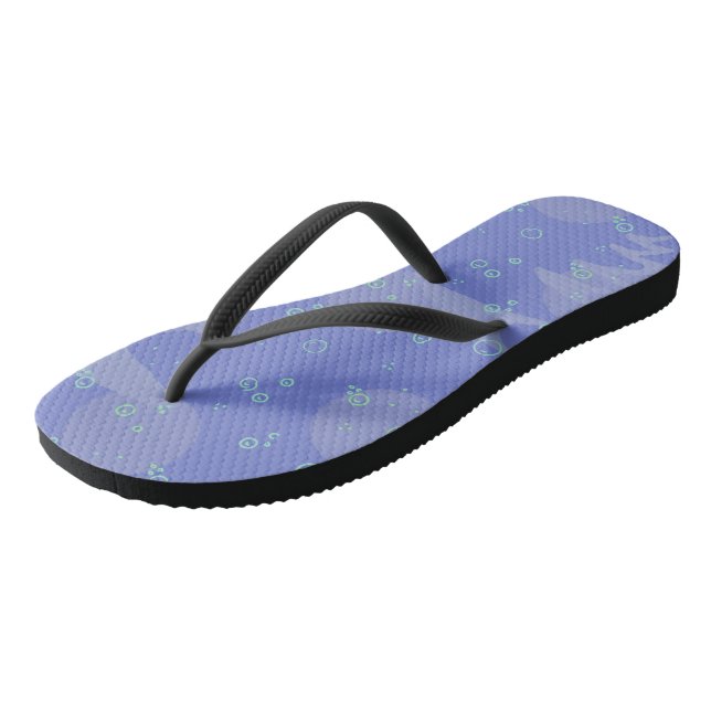Adult Flip Flops, Slim Straps Thongs (Angled)