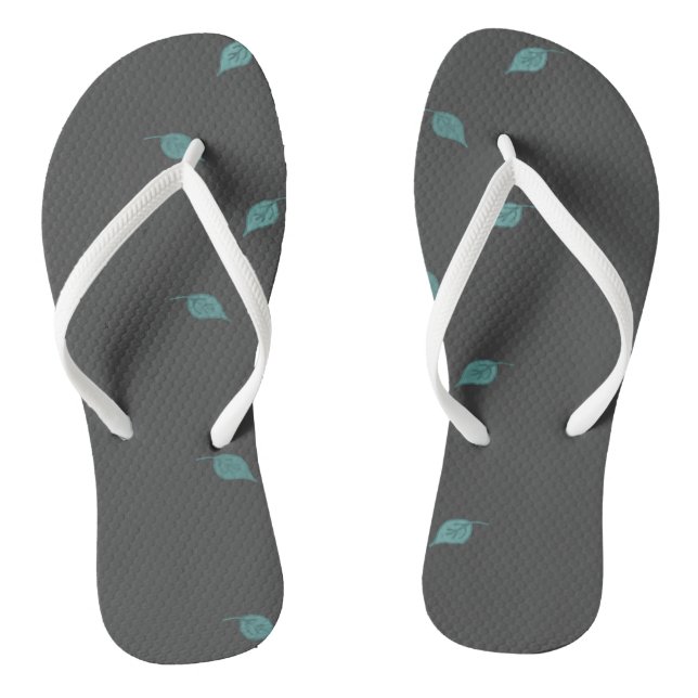 Adult Flip Flops, Slim Straps Thongs (Footbed)