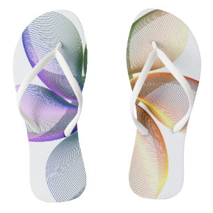 Adult Flip Flops, Slim Straps Thongs