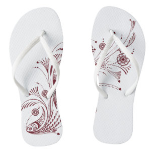 Adult Flip Flops, Slim Straps Thongs
