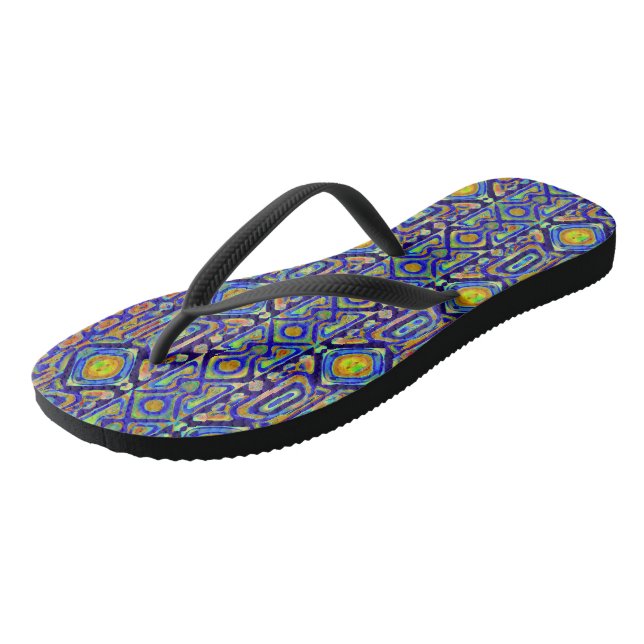Adult Flip Flops, Slim Straps Thongs (Angled)