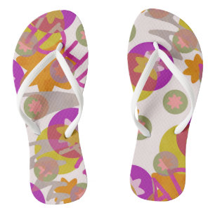 Adult Flip Flops, Slim Straps Thongs