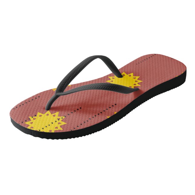 Adult Flip Flops, Slim Straps Thongs (Angled)