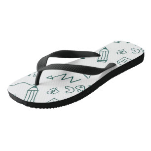 Adult Flip Flops, Wide Straps Thongs