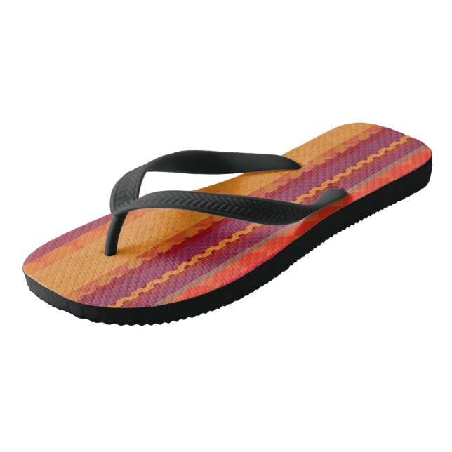 Adult Flip Flops, Wide Straps Thongs (Angled)