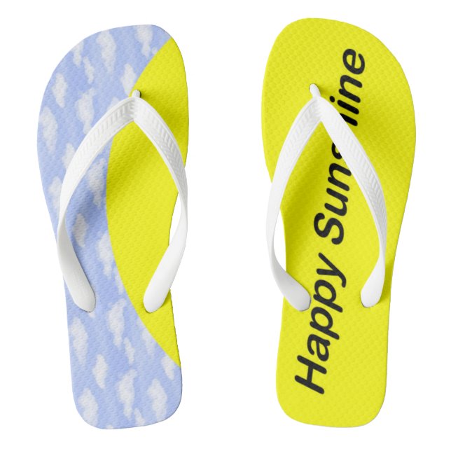 Adult Flip Flops, Wide Straps Thongs (Footbed)