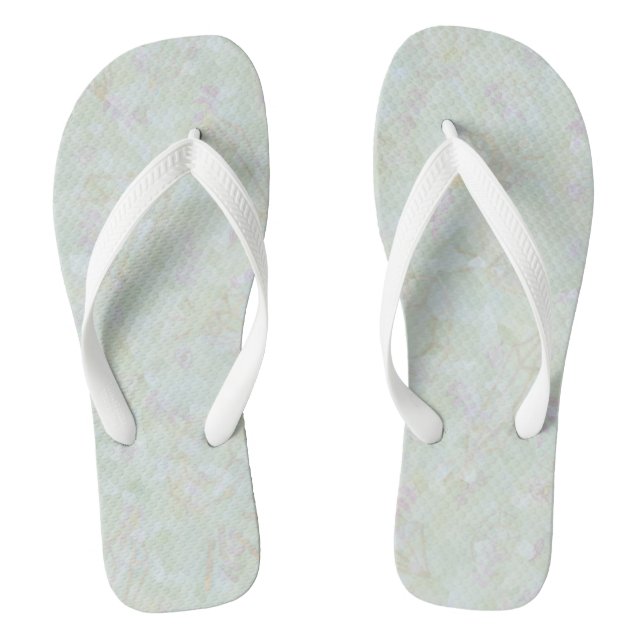 Adult Flip Flops, Wide Straps Thongs (Footbed)