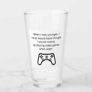 Adult Game Player Funny Gamer Pint Glass