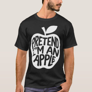 Adult Halloween Costumes Pretend I'm An Apple T-Shirt