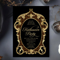 Adult Halloween Party Gold Ornate Vintage