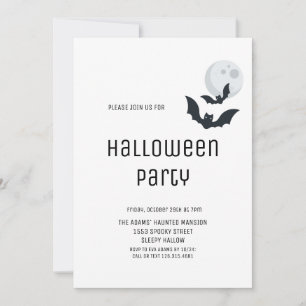 Adult Halloween Party Invitation