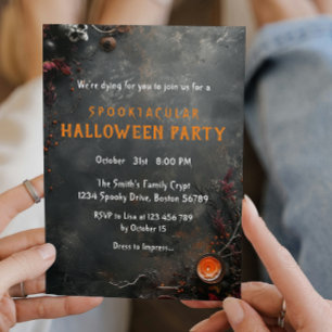 Adult Halloween Party Invitation