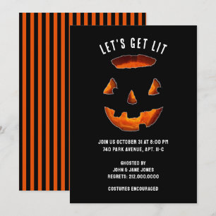 Adult Halloween Party Invitation