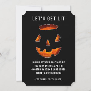 Adult Halloween Party Invitations