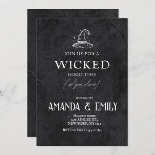 Adult Halloween Party Night Halloween Invitation