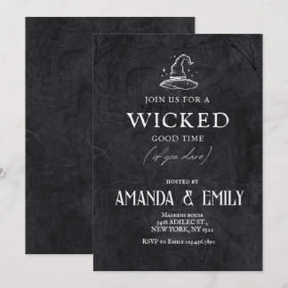 Adult Halloween Party Night Halloween  Invitation