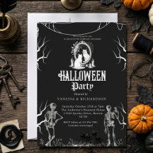 Adult Halloween Party Vintage Gothic Skeleton