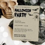 Adult Halloween Vintage Costume Party  Invitation<br><div class="desc">Adult Halloween Vintage Costume Party Invitation</div>