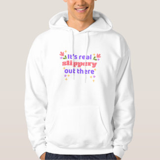 Adult Hoodie Best Chirps Hockey Slippery