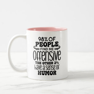 Adult Humour Funny  Two-Tone Coffee Mug