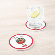 Adult Humour Sofa King Hot Valentine's Day Coaster