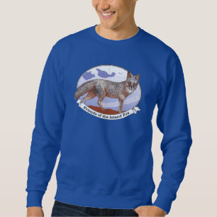 Adult Island Fox Logo Blue Sweatshirt