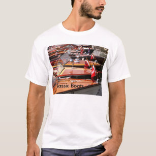 Adult Male Classic Boats T Shirt. T-Shirt