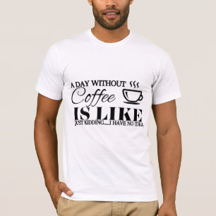  Adult men and woman coffee lover funny t-shirt