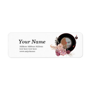 adult music return address stickers