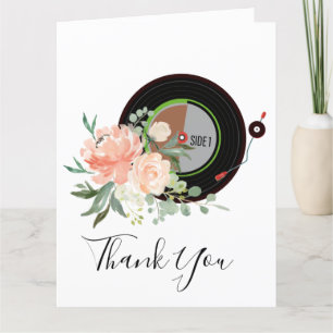 adult music, thank you card