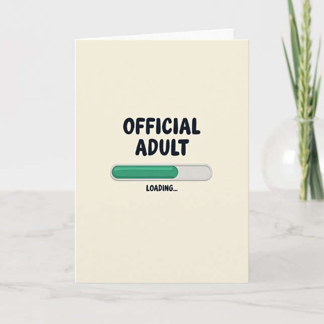 Adult Progress Bar Card (Front)
