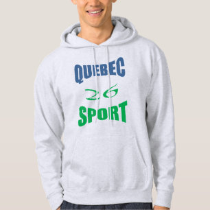 Adult Pullover Hoodie ash QUEBEC SPORT 26