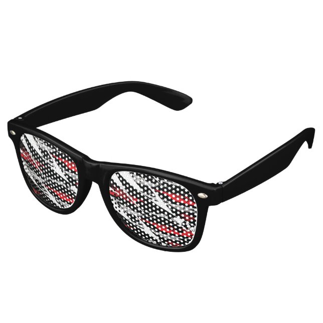 Adult Retro Party Shades (Angled)
