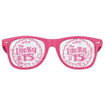 Adult Retro Party Shades, White