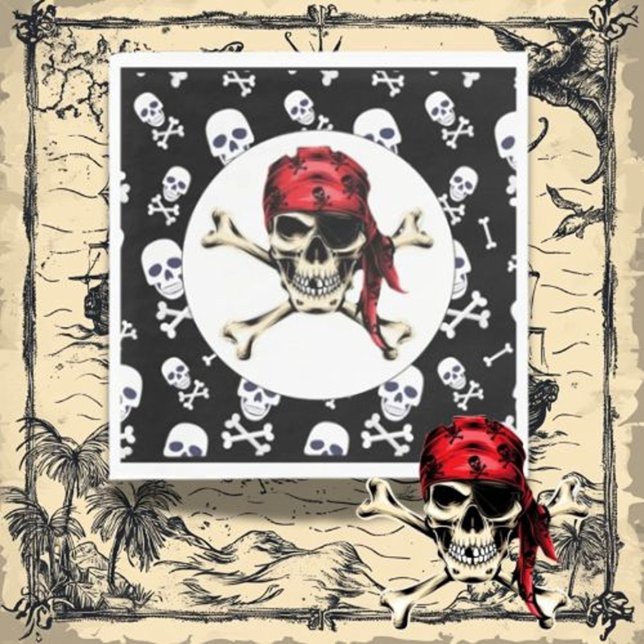 adult salty  pirate  napkin (Creator Uploaded)