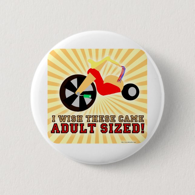Adult Sized! 6 Cm Round Badge (Front)