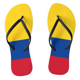 Adult Slim Straps with Flag of Colombia Thongs