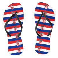 Adult Slim Straps with Flag of Croatia