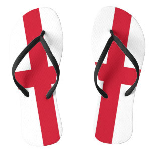Adult Slim Straps with Flag of England, UK Thongs