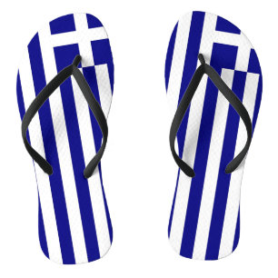 Adult Slim Straps with Flag of Greece Thongs