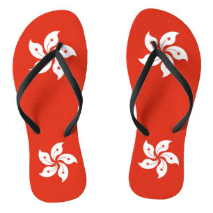 Adult Slim Straps with Flag of Hong Kong Thongs