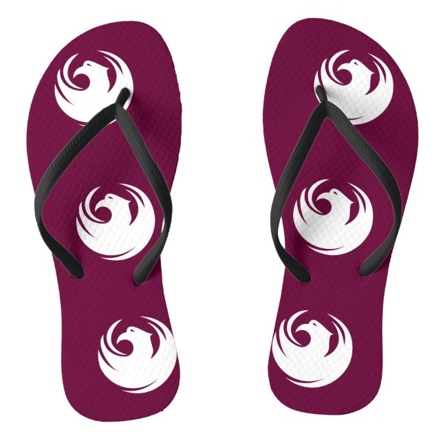 Adult Slim Straps with Flag of Phoenix City Thongs (Footbed)