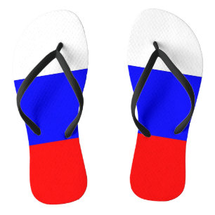 Adult Slim Straps with Flag of Russia Thongs