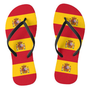 Adult Slim Straps with Flag of Spain Thongs