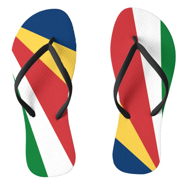 Adult Slim Straps with Seychelles Colours Thongs (Footbed)