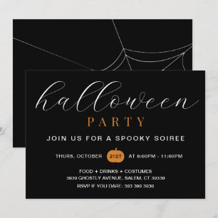 Adult Spooky Halloween Party Invitation