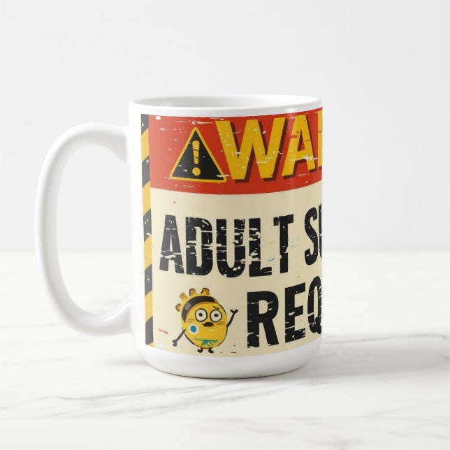 Adult Supervision Coffee Mug (Left)