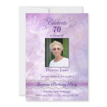 Adult Surprise Birthday Party Photo Invitations