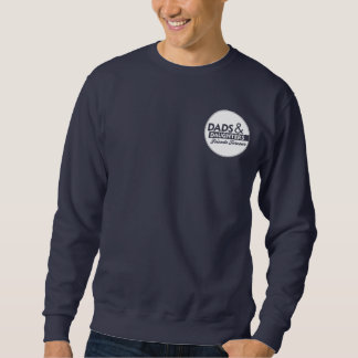 Adult Sweatshirt: Large Back Logo Front Pocket Art Sweatshirt